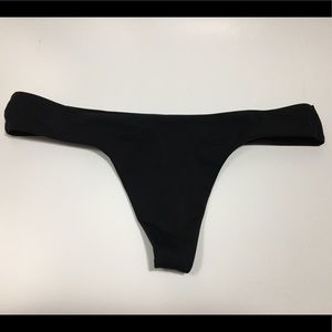 NWOT Victoria’s Secret black thong swim bottom